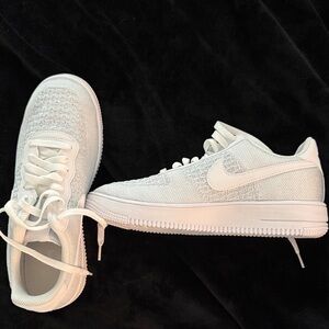 Nike All-White Knit Sneakers